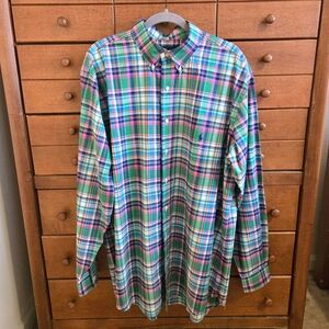 Ralph Lauren Polo Plaid Shirt Sz XLT NWOT
